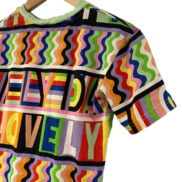 Lakwena X H&M T Shirt Youth 8/10 Colorful Collab Lovely Day - Picture 7 of 7